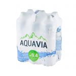 AQUAVIA — лужна питна вода (pH 9.4) 1л. (6 од)